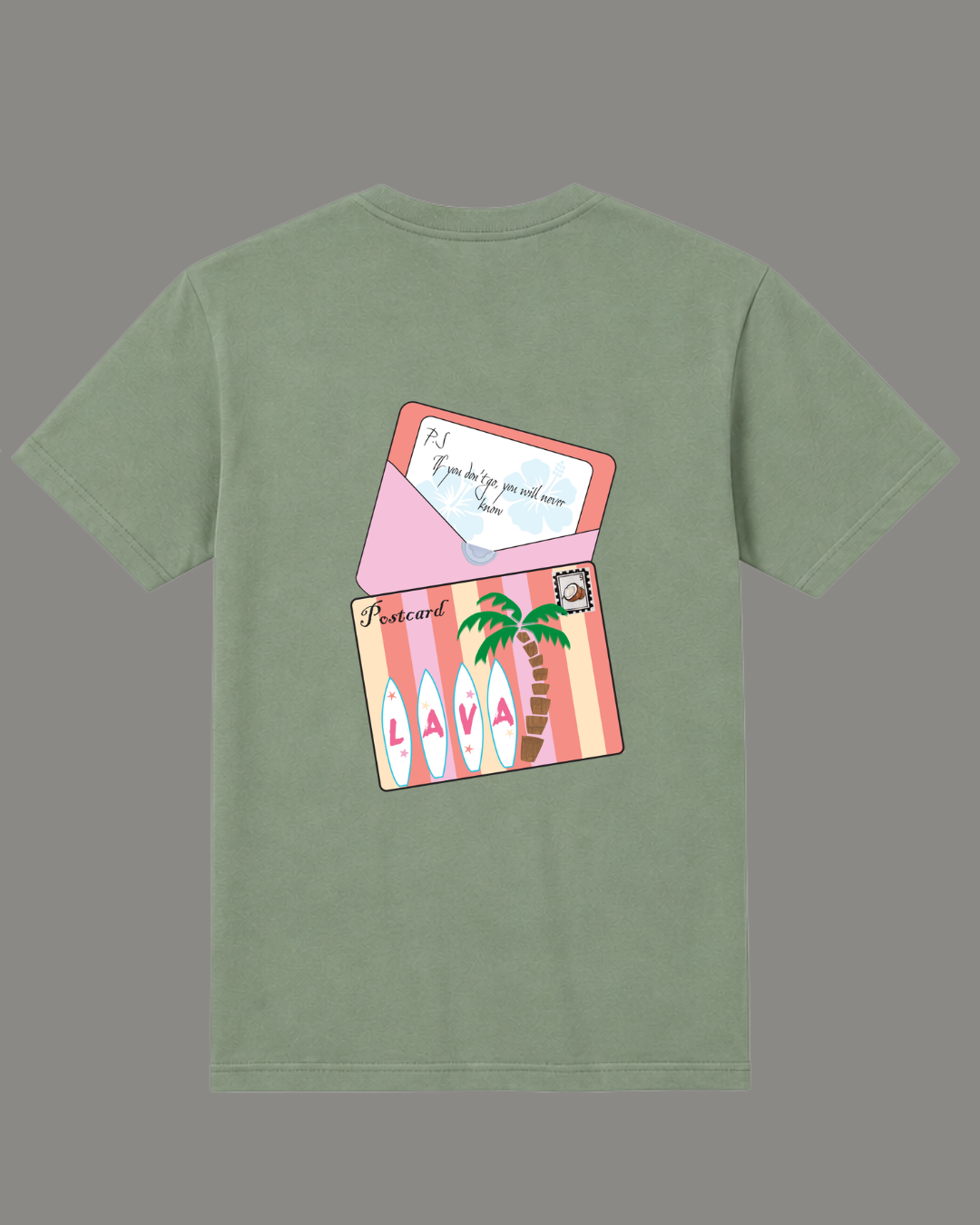A Postcard Summer (tee-shirt)