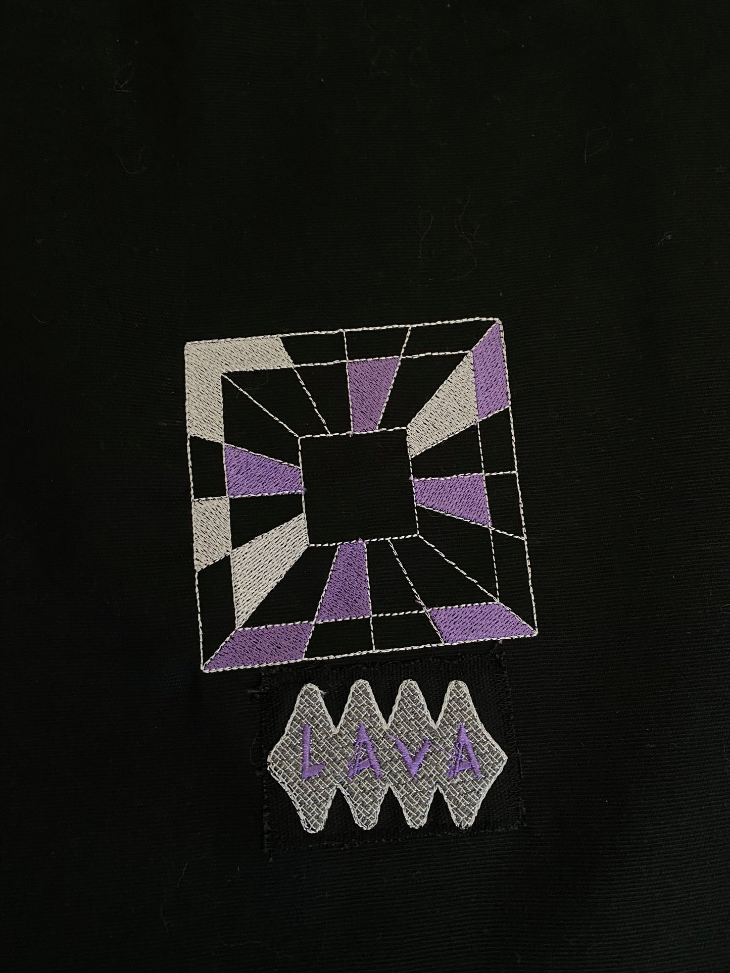 A Lava tote bag  (squared away)