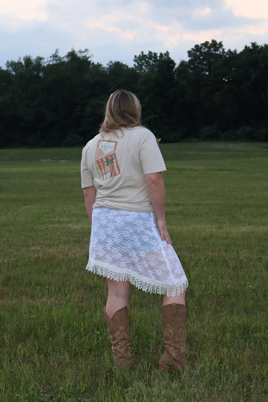 A Summer Lace Wrap Shawl (white)