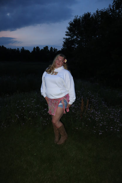 A Summer Lace Wrap Shawl (tie-dye)
