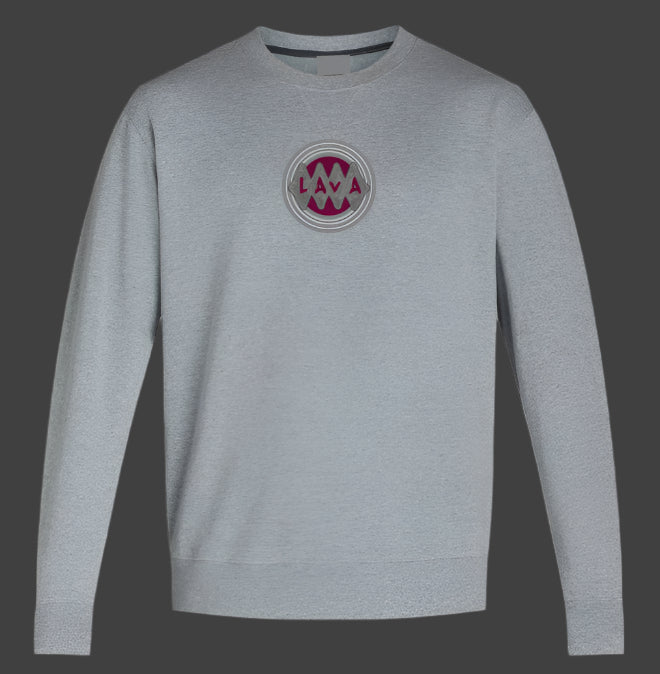 Lava Originals Crewneck Light Grey (Classic Maroon)